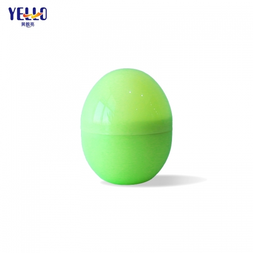 Wholesale 50ml 1.7 fl oz Cosmetic Jars Plastic Cream Container Egg Shape