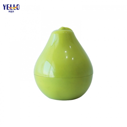 Baby Cream Plastic Cosmetic Containers Jars With Lids Pear Shape