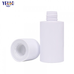 White 100ml 150ml PET Face Toner Cosmetic Bottles With Thick Wall Cap