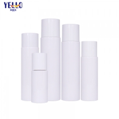 White 100ml 150ml PET Face Toner Cosmetic Bottles With Thick Wall Cap